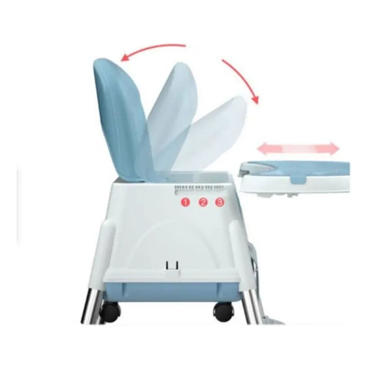 GENERICO - Silla De Comer Para Bebés Ajustable