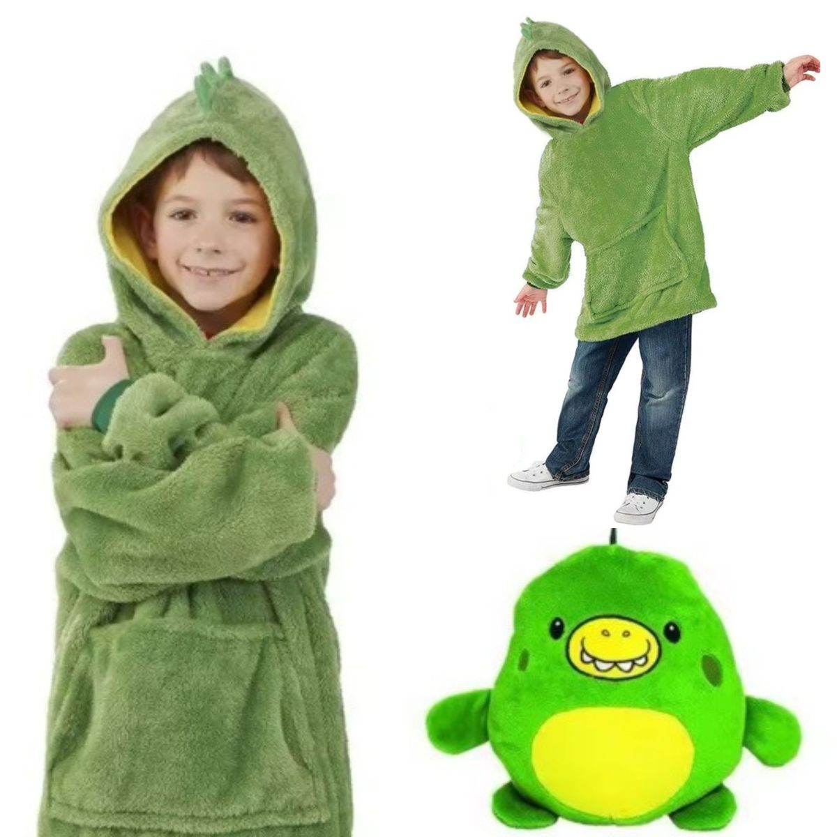 GENERICO - Polerón Peluche Sherpa Infantil Niño 2 en 1