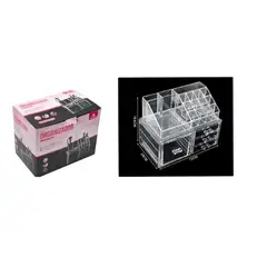 GENERICO - Organizador Acrilico Versátil para Optimización de Espacios 24x18.6x15cm