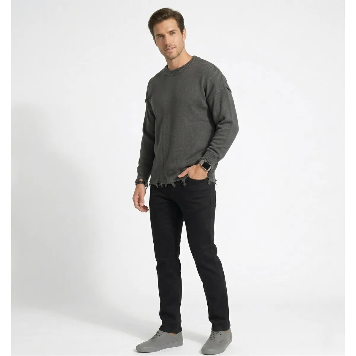 D'JOE - Pantalon Jeans Termico Regular Hombre