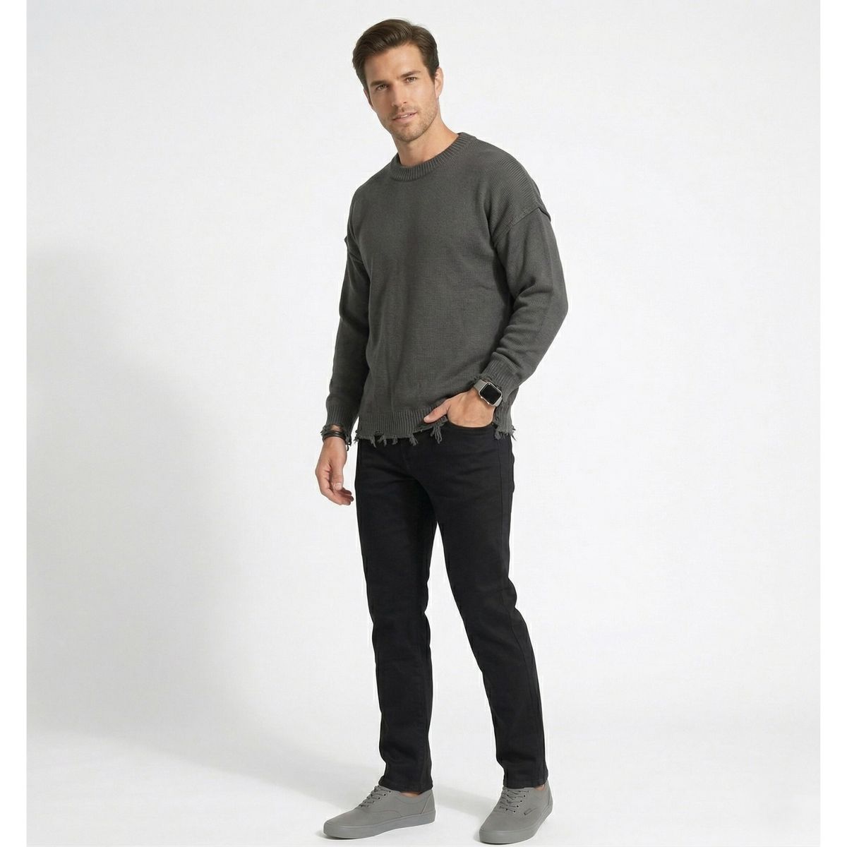 D'JOE - Pantalon Jeans Termico Regular Hombre