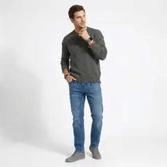 D'JOE - Pantalon Jeans Termico Regular Hombre