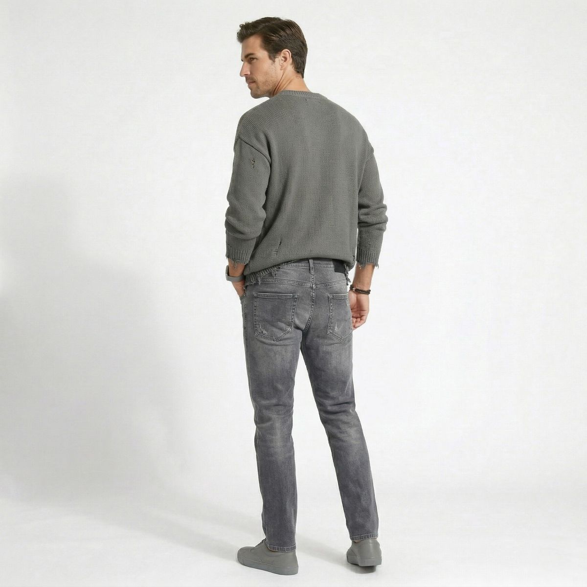 D'JOE - Pantalon Jeans Termico Regular Hombre