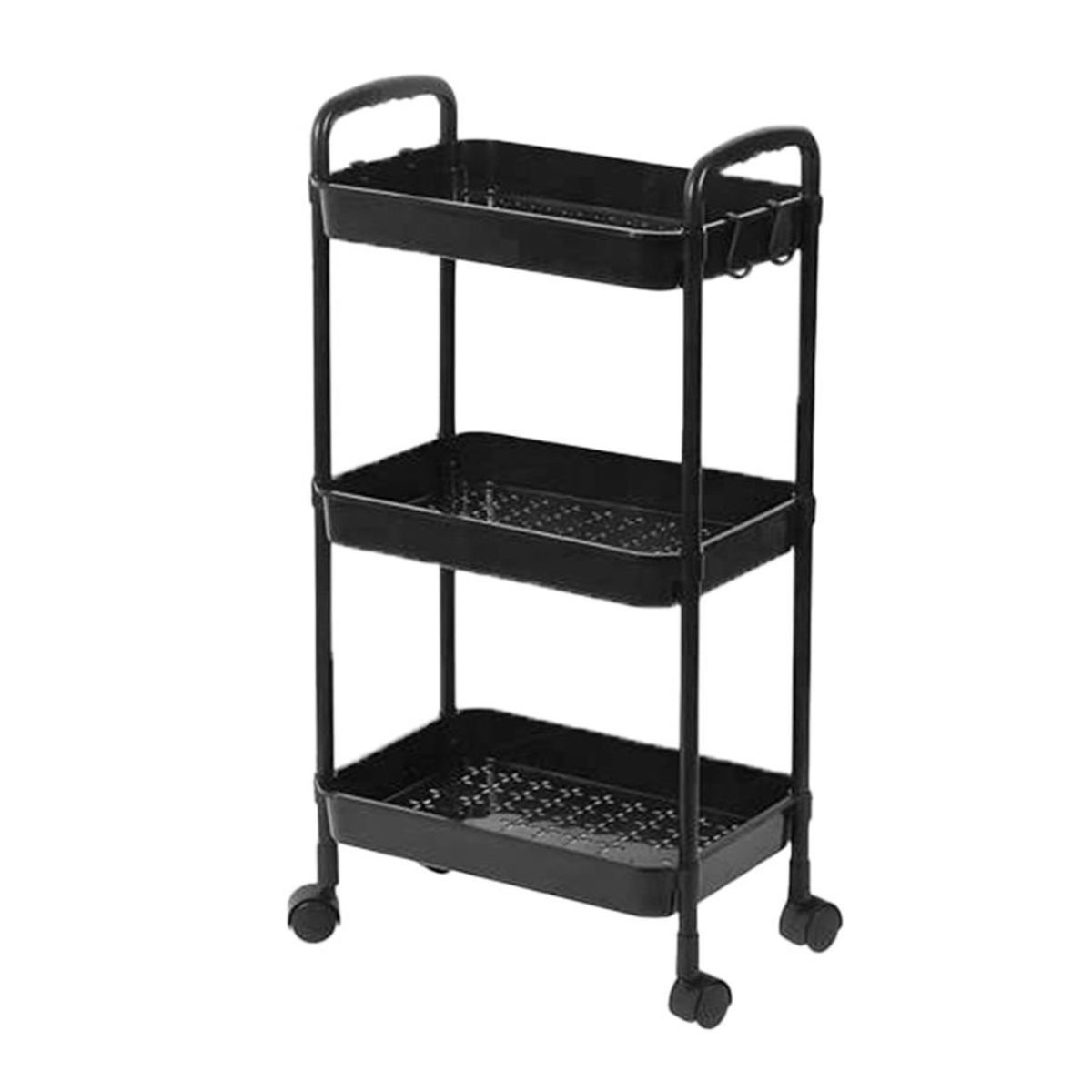 GENERICO - Carrito Organizador Multifuncional 3 Niveles Con Ruedas