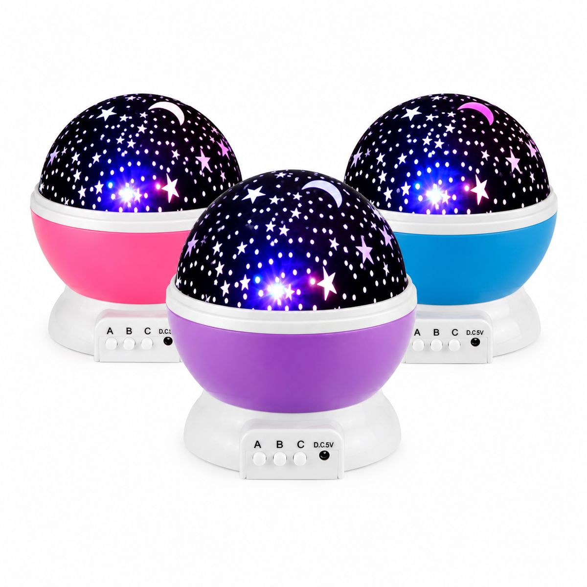 GENERICO - Proyector Estrellas Luz Nocturna Led Multicolor Decorativo