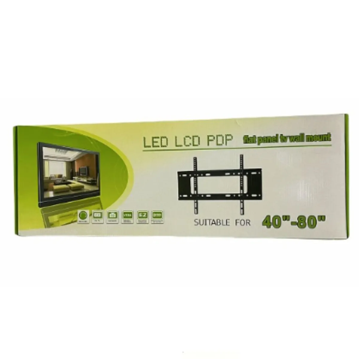 GENERICO - Base Fija Para TV De 40” 80” Soporte Fijo Televisión