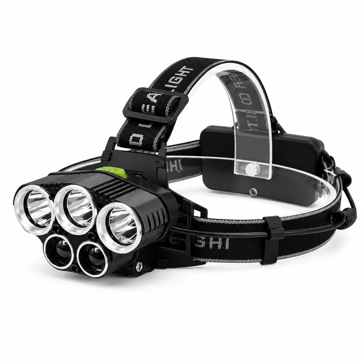 GENERICO - Linterna Cabeza Led Recargable 5 Luces Alta Potencia