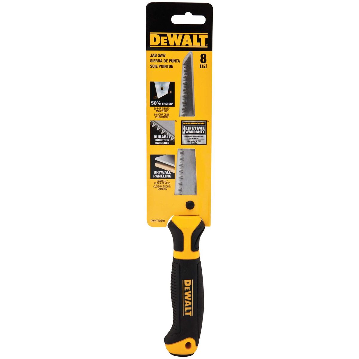 DEWALT - Sierra Serrucho Manual de punta 8TPI