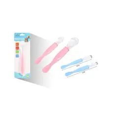 GENERICO - Cuchara de Alimentación Color aleatorio Premium para Inicio de Alimentación Complementaria y BLW