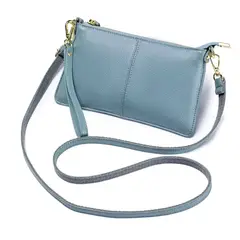 ITERLEVE - Cartera Bandolera Para Mujer De Cuero Pequeña Rectangular
