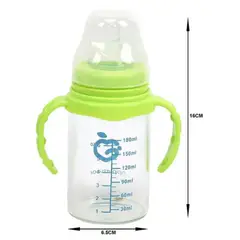 GENERICO - MAMADERA DE VIDRIO COLOR ALEATORIO 180ML