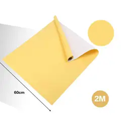 GENERICO - Papel Adhesivo Impermeable 2m x 60cm - Ideal Cocina y Baño