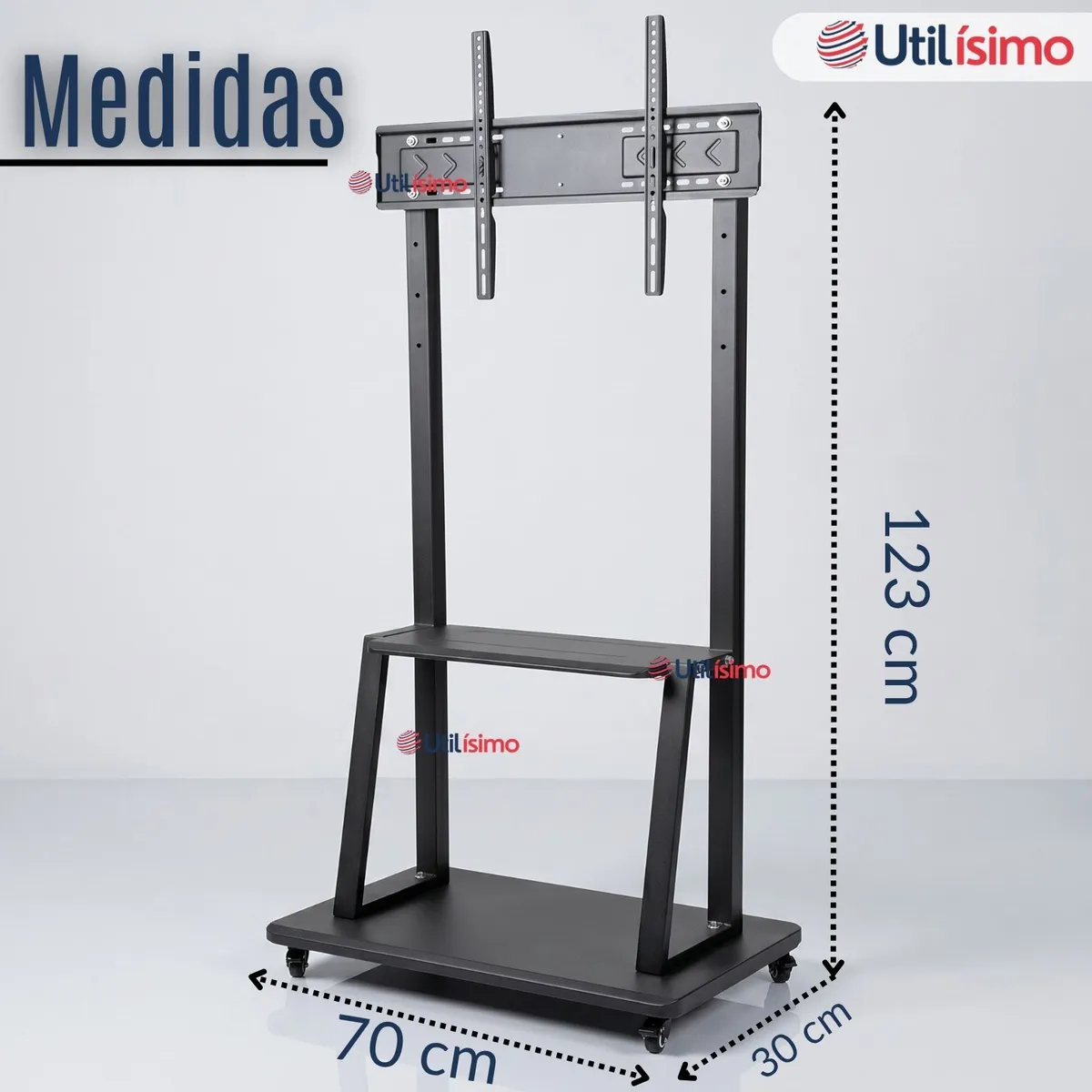 LINE - Soporte Base TV Móvil Con Ruedas 32¨ a 55´pulgadas  55kg Soporte Portátil 32¨40¨42¨ 43¨ 49¨ 50¨ 55¨