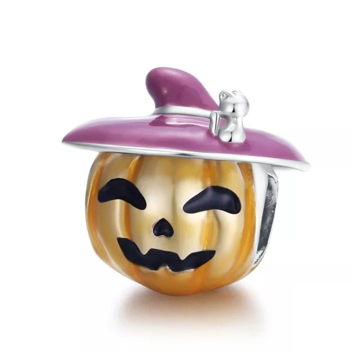TODOJOYAS - Charm Dije Plata 925 Calabaza Sobrero