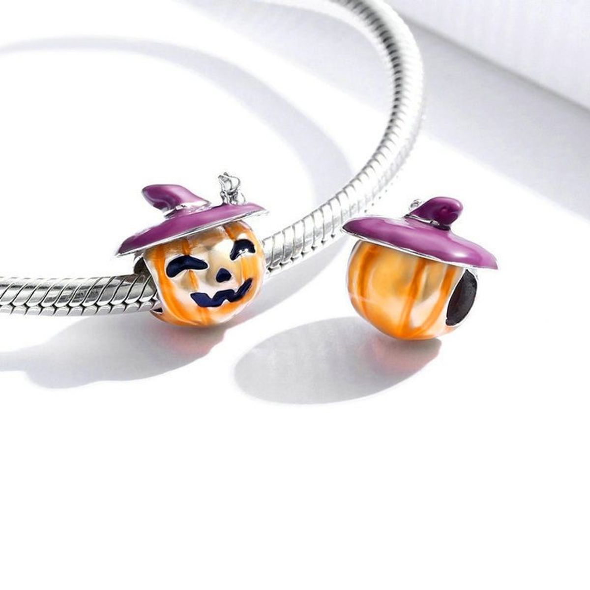 TODOJOYAS - Charm Dije Plata 925 Calabaza Sobrero