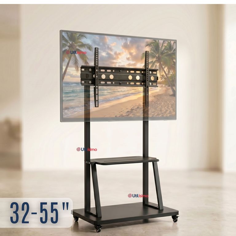LINE Soporte Base TV Móvil Con Ruedas 32 a 55 pulgadas 55kg Soporte Portátil 32¨40¨42¨ 43¨ 49¨ 50¨ 55¨