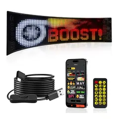 GENERICO - Letrero Led Flexible Programable Para Auto O Camión