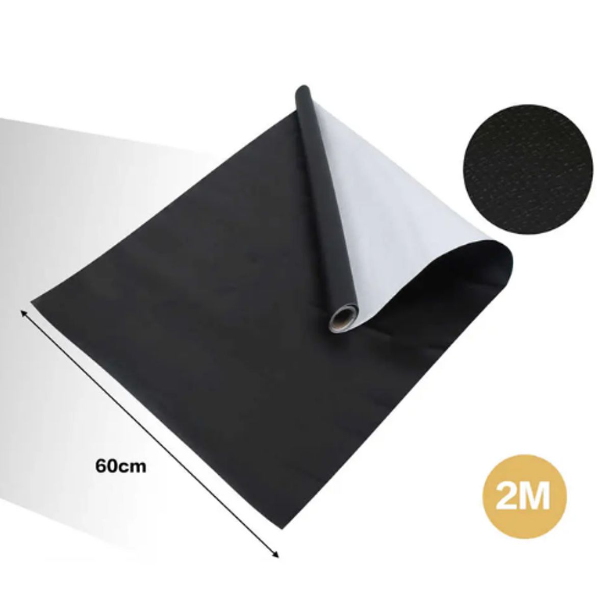 GENERICO - Papel Adhesivo Impermeable 2m x 60cm - Ideal Cocina y Baño