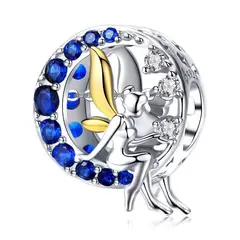 TODOJOYAS - Charm Dije Plata 925 Hada Sentada