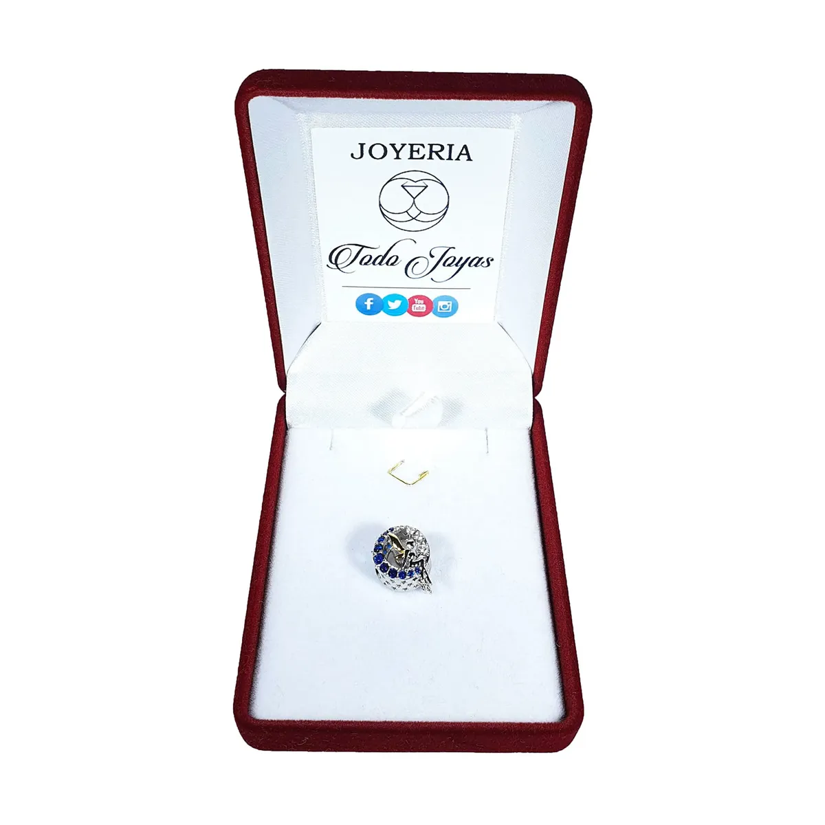 TODOJOYAS - Charm Dije Plata 925 Hada Sentada