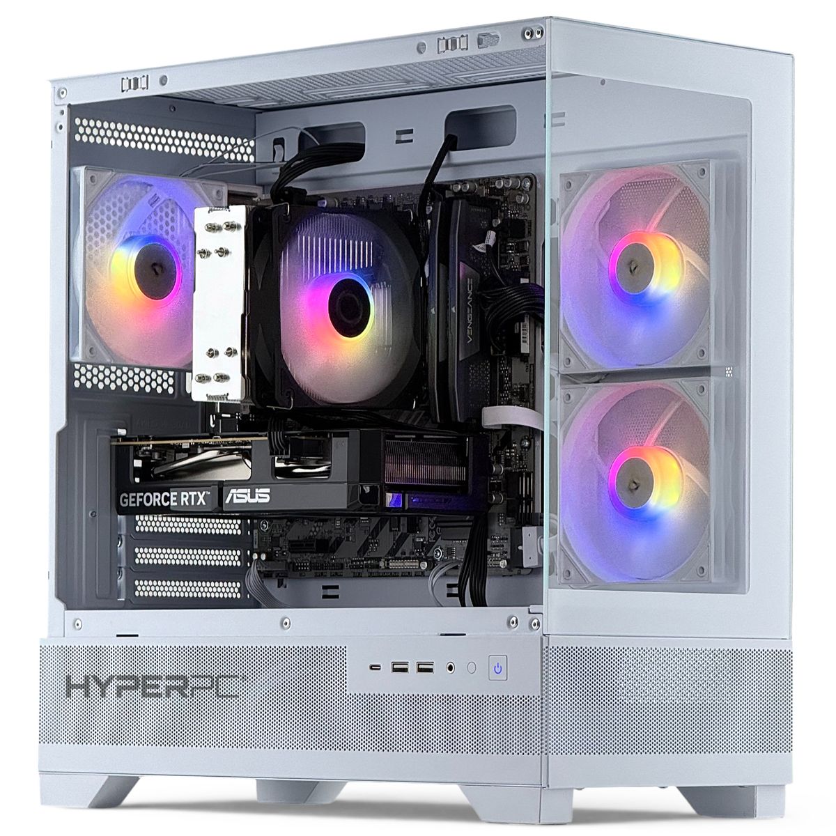 HYPERPC - PC GAMER Blanco INTEL CORE Ultra 5 245KF 16Gb 1Tb RTX 3050 WiFi