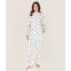 LADY GENNY - PIJAMA SOFT FANTASIA CON DISEÑO CORAZONES