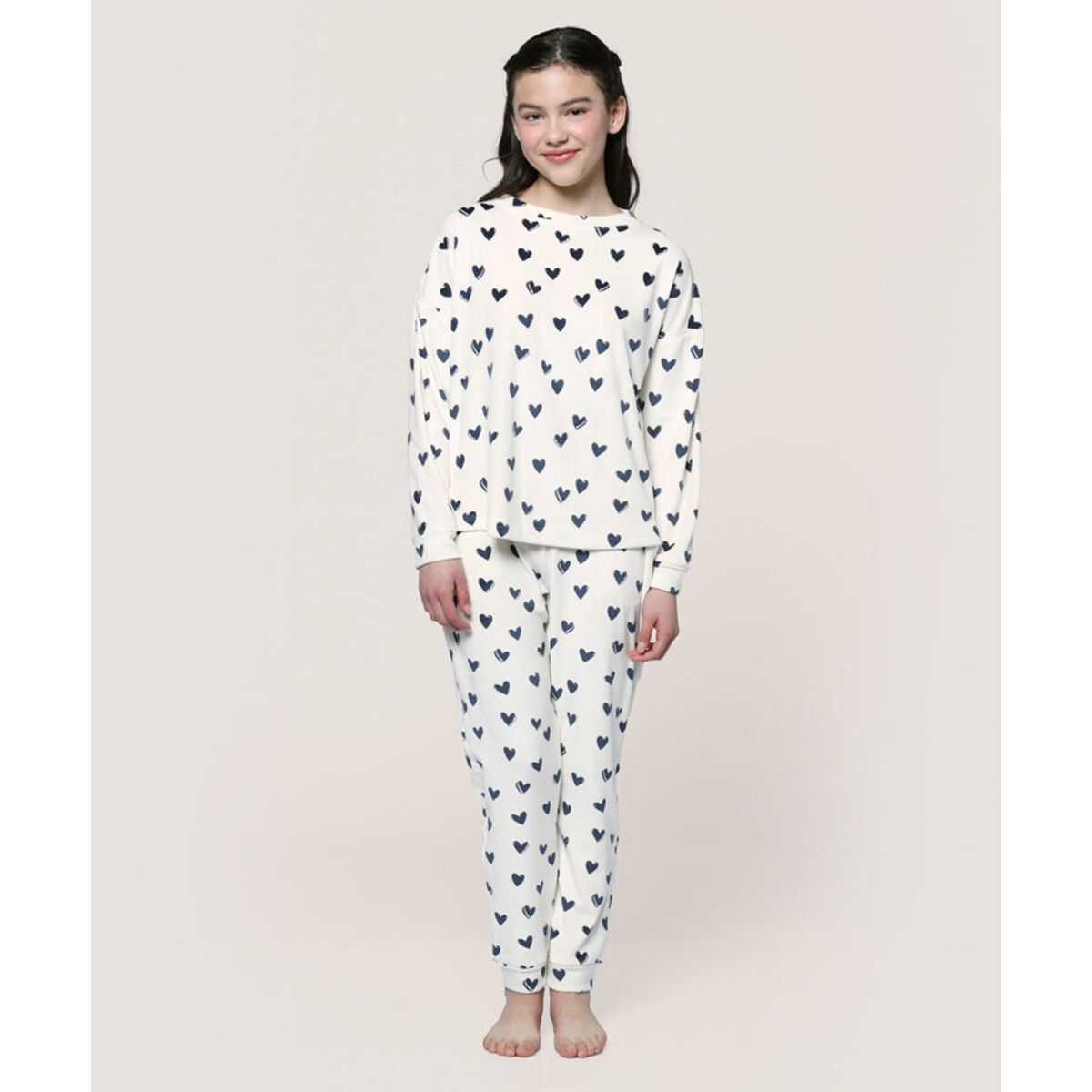 LADY GENNY - PIJAMA SOFT FANTASIA CORAZONES HIJA