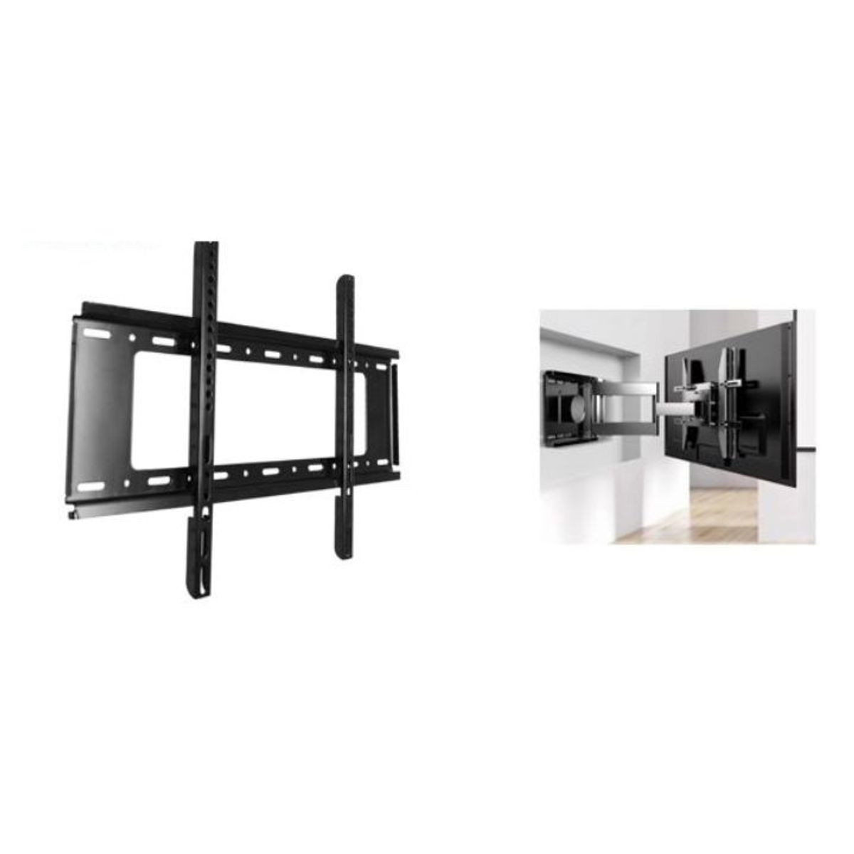 GENERICO - Soporte De Pared Fijo Para TV 35-85 - Acero Reforzado Extra Resistente - Carga Máxima 60kg