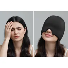 GENERICO - Gorro Gel Frío 360° Alivia Migraña, Dolor De Cabeza Y Estrés