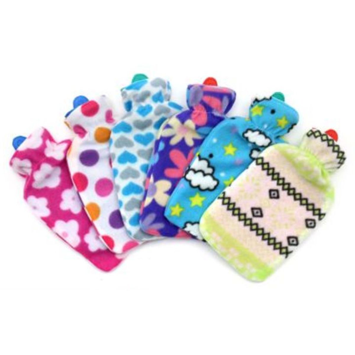 GENERICO - Bolsa De Agua Caliente 1 Litro - Goma Reforzada Colores Surtidos Tapa Hermética 1PCs