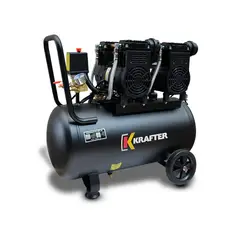 KRAFTER - COMPRESOR DE AIRE LIBRE DE ACEITE 50L 1,1KW