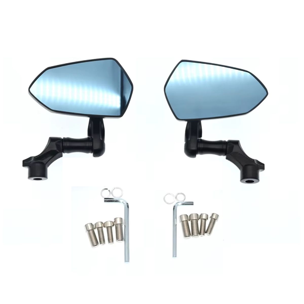 GENERICO - Espejos Para Moto  Articulado Marca
