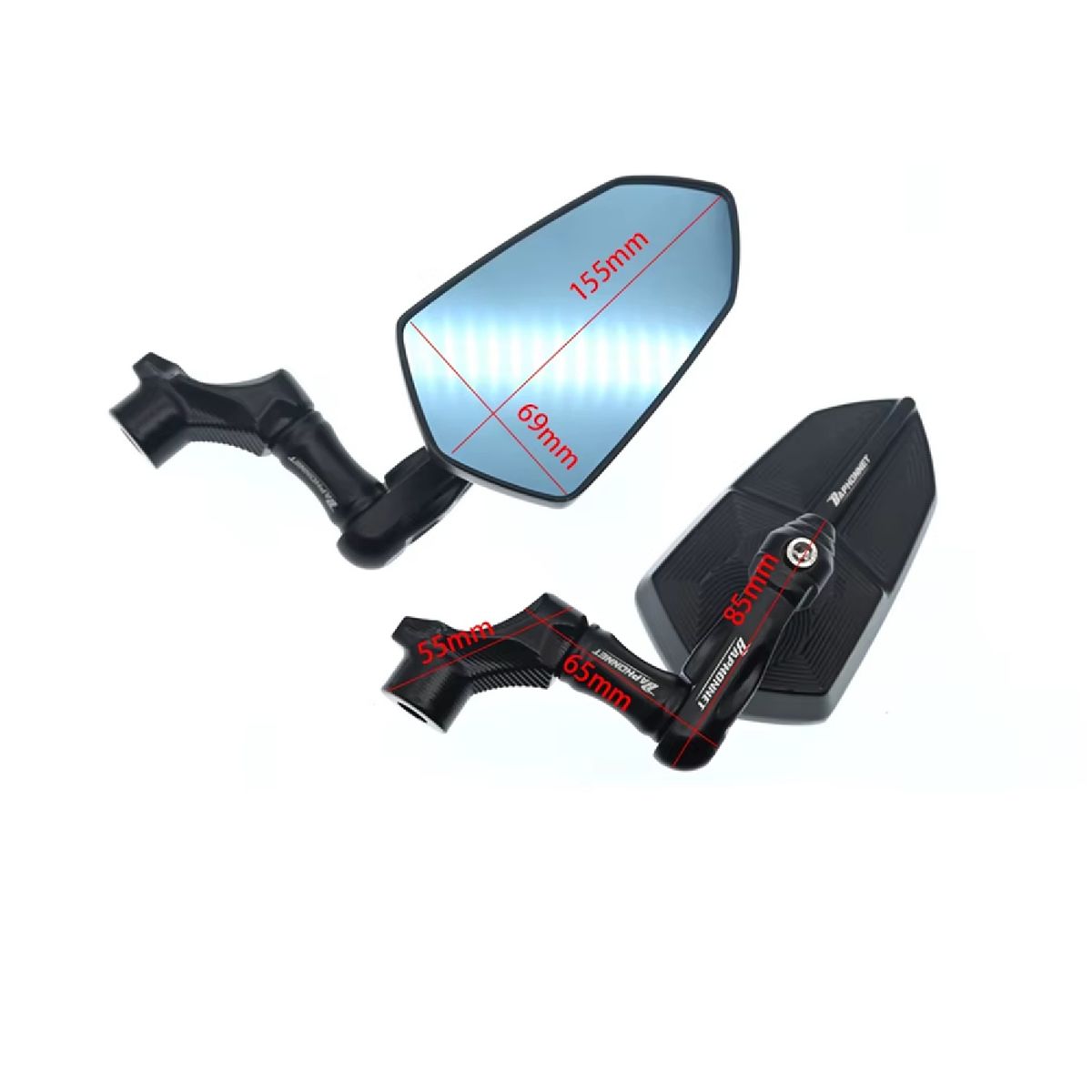 GENERICO - Espejos Para Moto  Articulado Marca