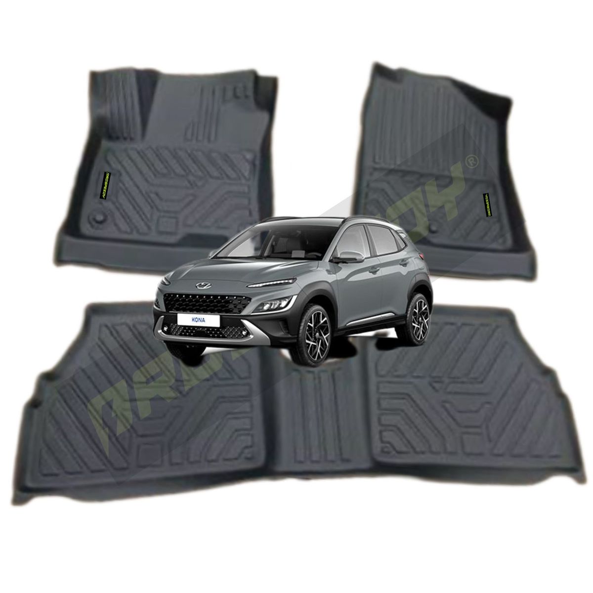 GENERICO - PISOS CALCE PERFECTO PROSPEEDY HYUNDAI KONA HIBRIDO