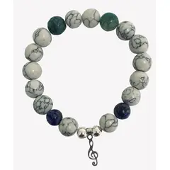 TAETHAI - Pulsera de plata 925 con piedras semi preciosas