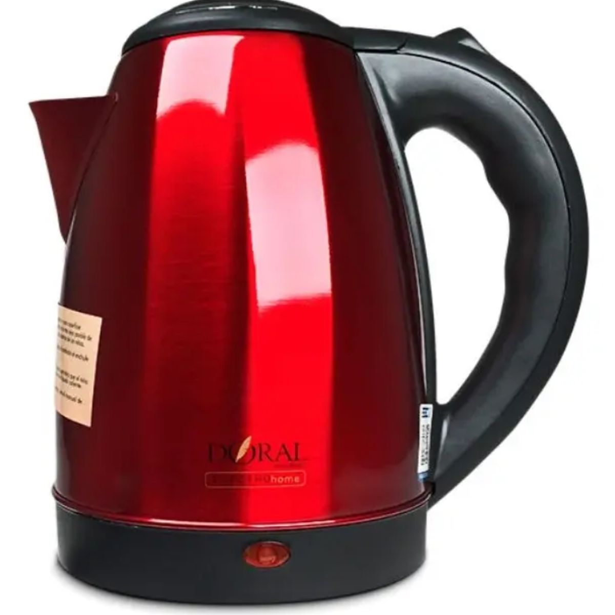 DORAL - Hervidor Doral Düsseldorf Acero Inoxidable 1.8 L Color Rojo