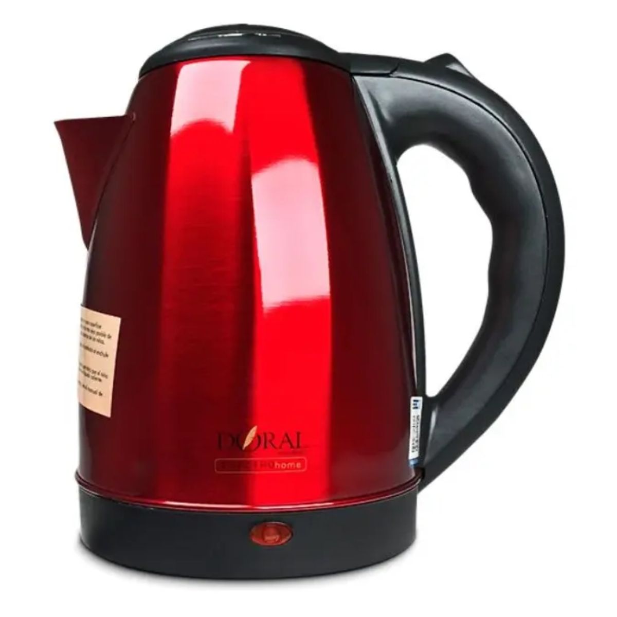 DORAL - Hervidor Doral Düsseldorf Acero Inoxidable 1.8 L Color Rojo