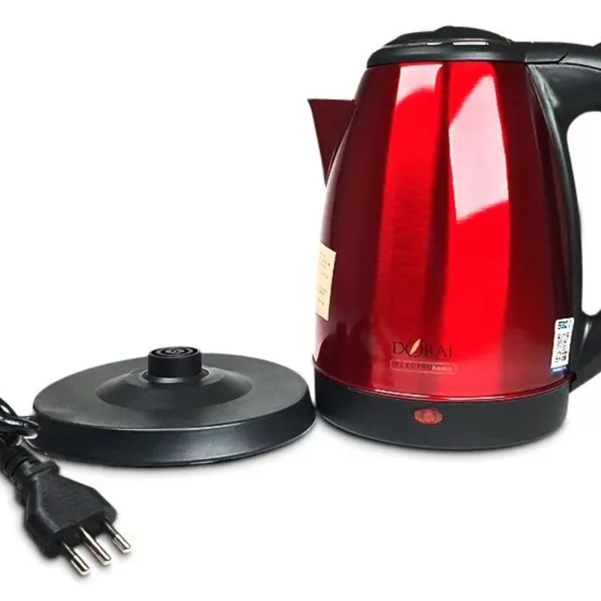 DORAL - Hervidor Doral Düsseldorf Acero Inoxidable 1.8 L Color Rojo