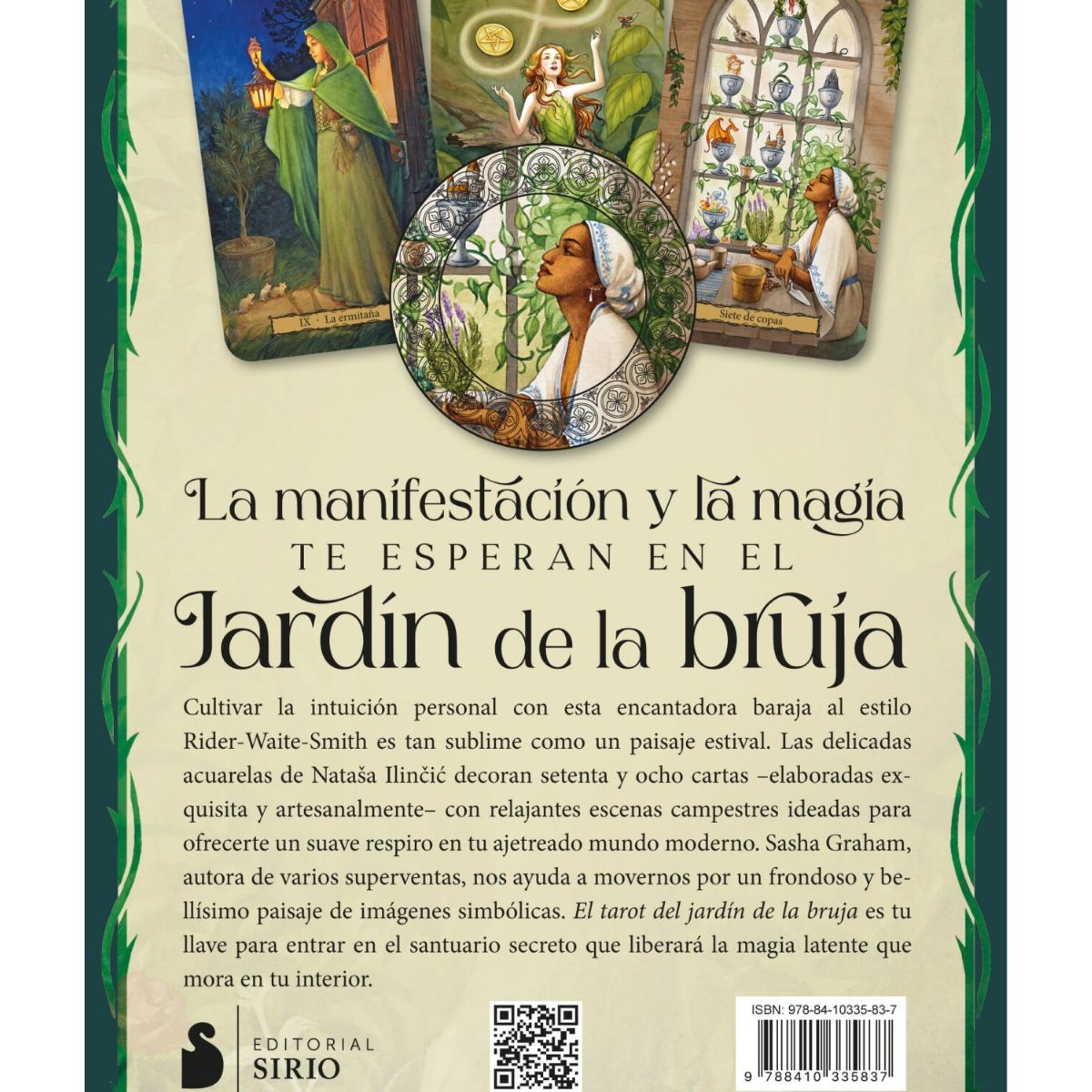 SIRIO EDITORIAL - El tarot del jardín de la bruja (Libro+Cartas)