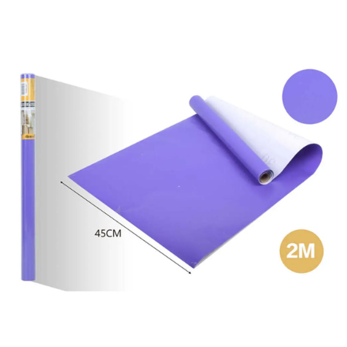 GENERICO - Papel Adhesivo DECOMURAL 2mx45cm - Ideal Cocina y Baño