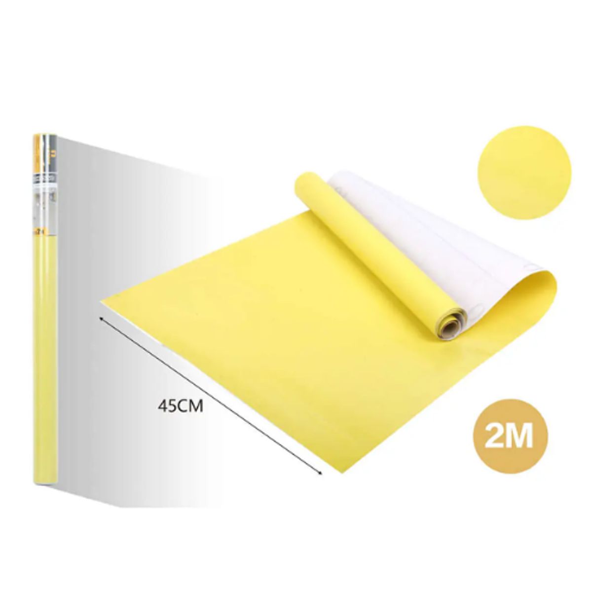 GENERICO - Papel Adhesivo DECOMURAL 2mx45cm - Ideal Cocina y Baño