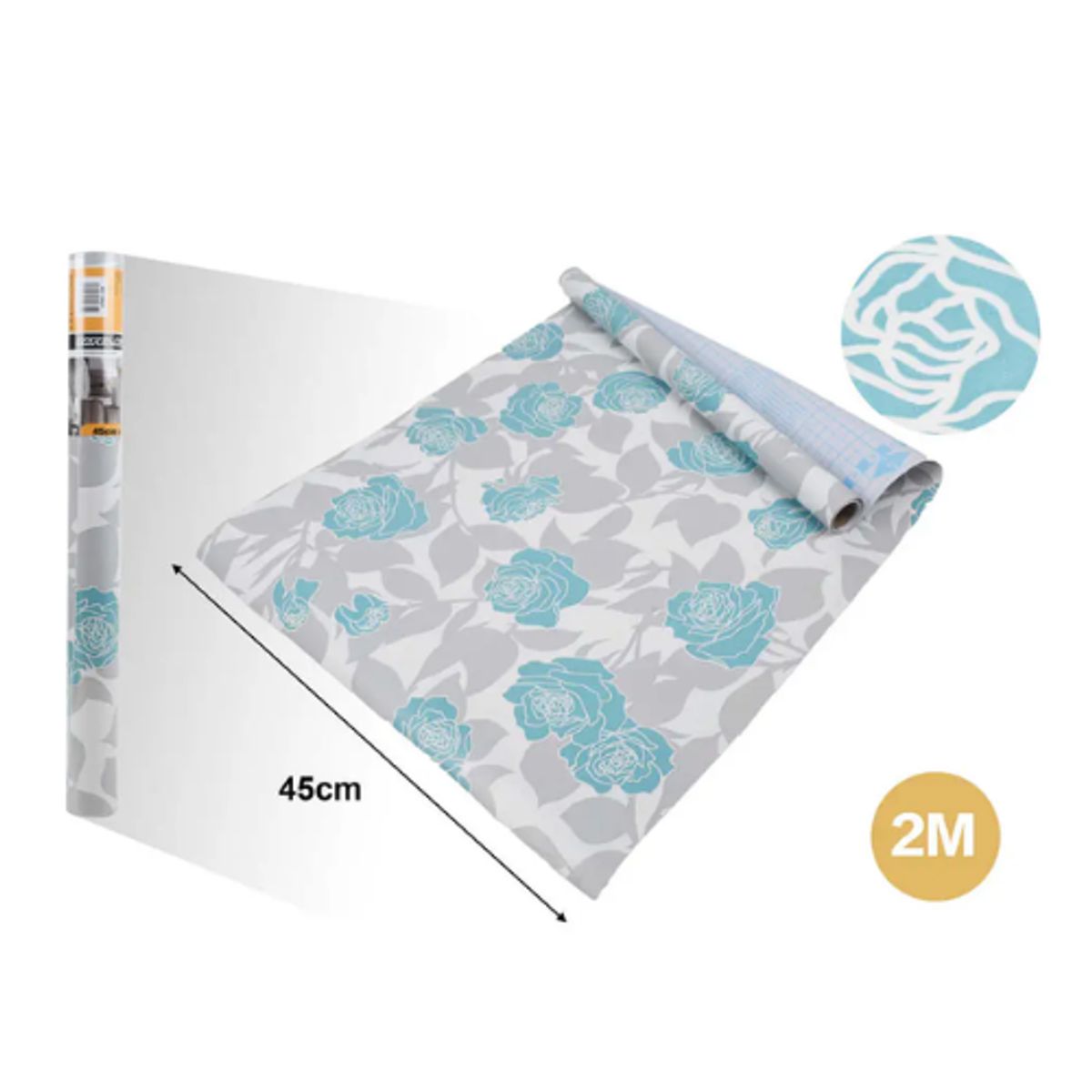 GENERICO - Papel Adhesivo DECOMURAL 2mx45cm - Ideal Cocina y Baño