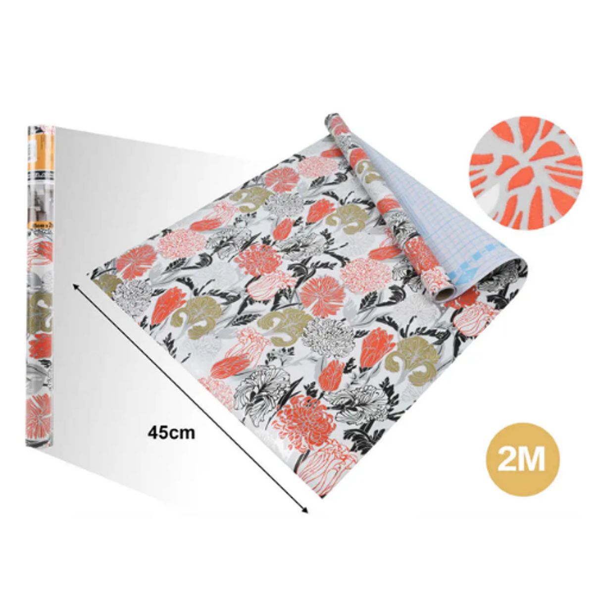 Papel Adhesivo DECOMURAL 2mx45cm - Ideal Cocina y Baño, marca GENERICO - Foto 2