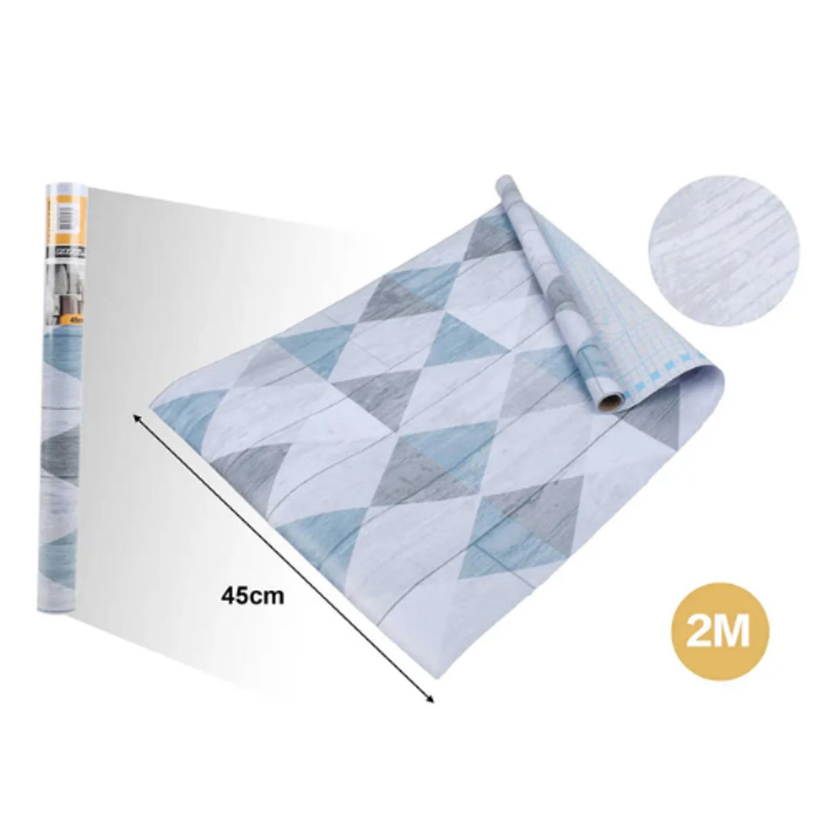 Papel Adhesivo DECOMURAL 2mx45cm - Ideal Cocina y Baño, marca GENERICO - Foto 2