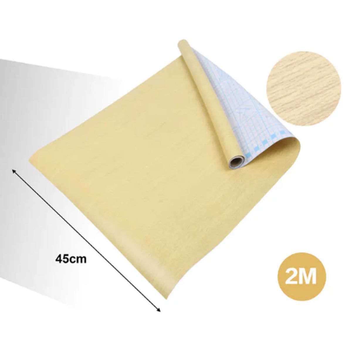 Papel Adhesivo DECOMURAL 2mx45cm - Ideal Cocina y Baño, marca GENERICO - Foto Principal