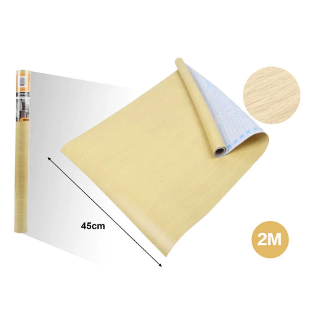 Papel Adhesivo DECOMURAL 2mx45cm - Ideal Cocina y Baño, marca GENERICO - Foto 2