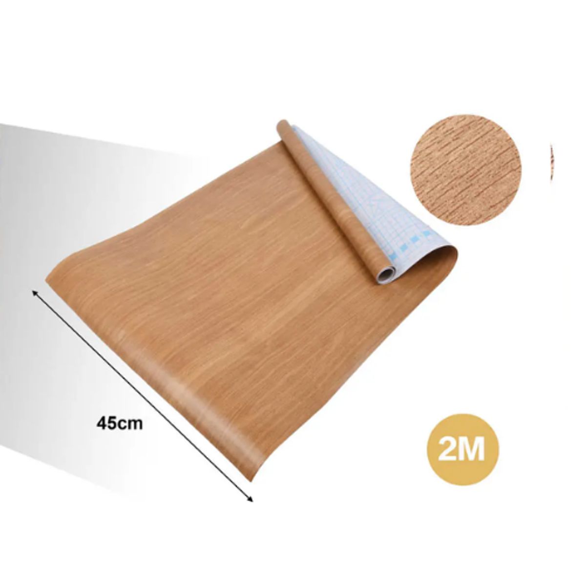 GENERICO - Papel Adhesivo DECOMURAL 2mx45cm - Ideal Cocina y Baño