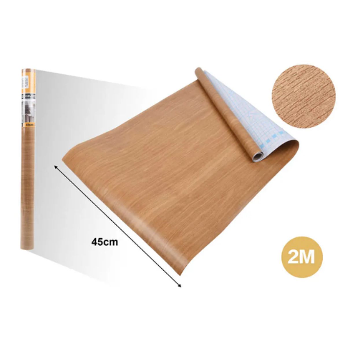 GENERICO - Papel Adhesivo DECOMURAL 2mx45cm - Ideal Cocina y Baño