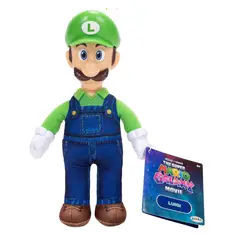 NINTENDO - Peluche Luigi con Cabeza Plastica 23 Cm The Super Mario Galaxy Movie