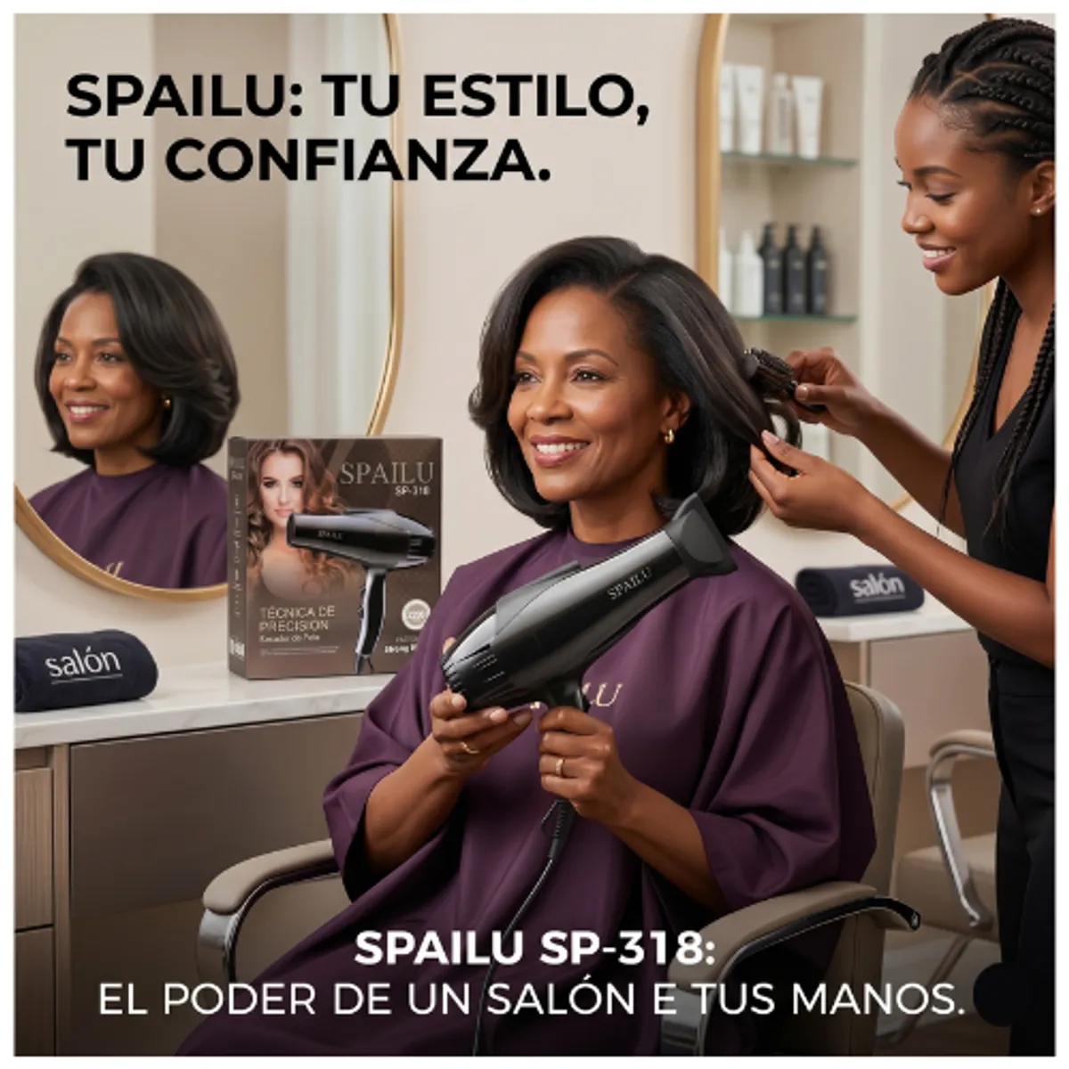 GENERICO - Secador de Pelo Profesional SP-318
